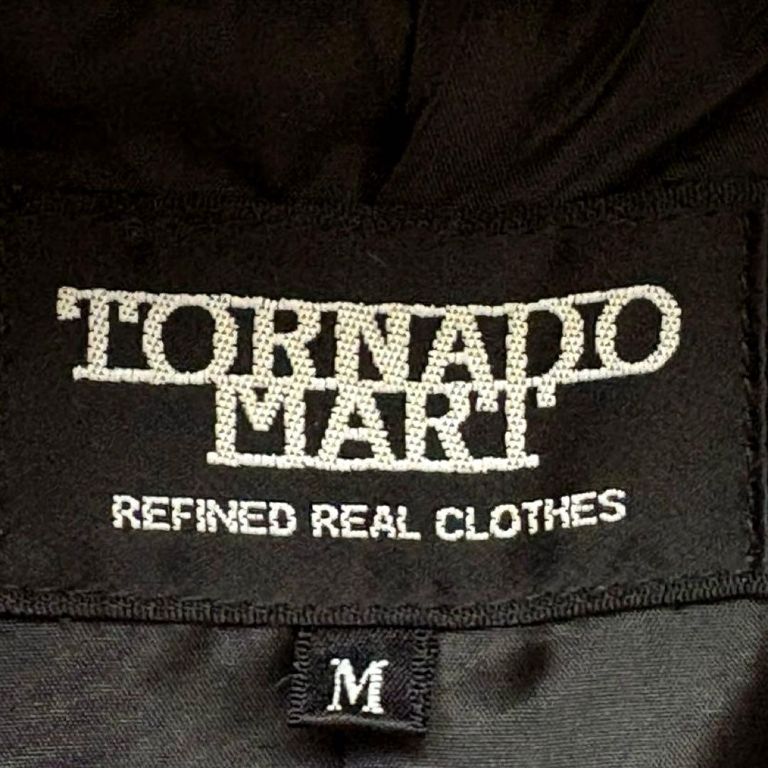 TORNADO MART モッズコート ダブルジップ ラクーンファー 黒 フード