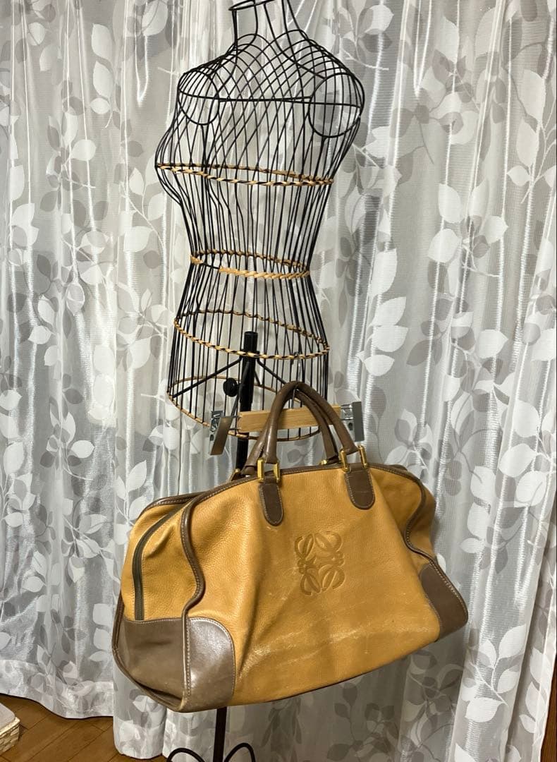 正規　ロエベ　アマソナ50 ボストンバッグ　ビッグサイズ　ヴィンテージ