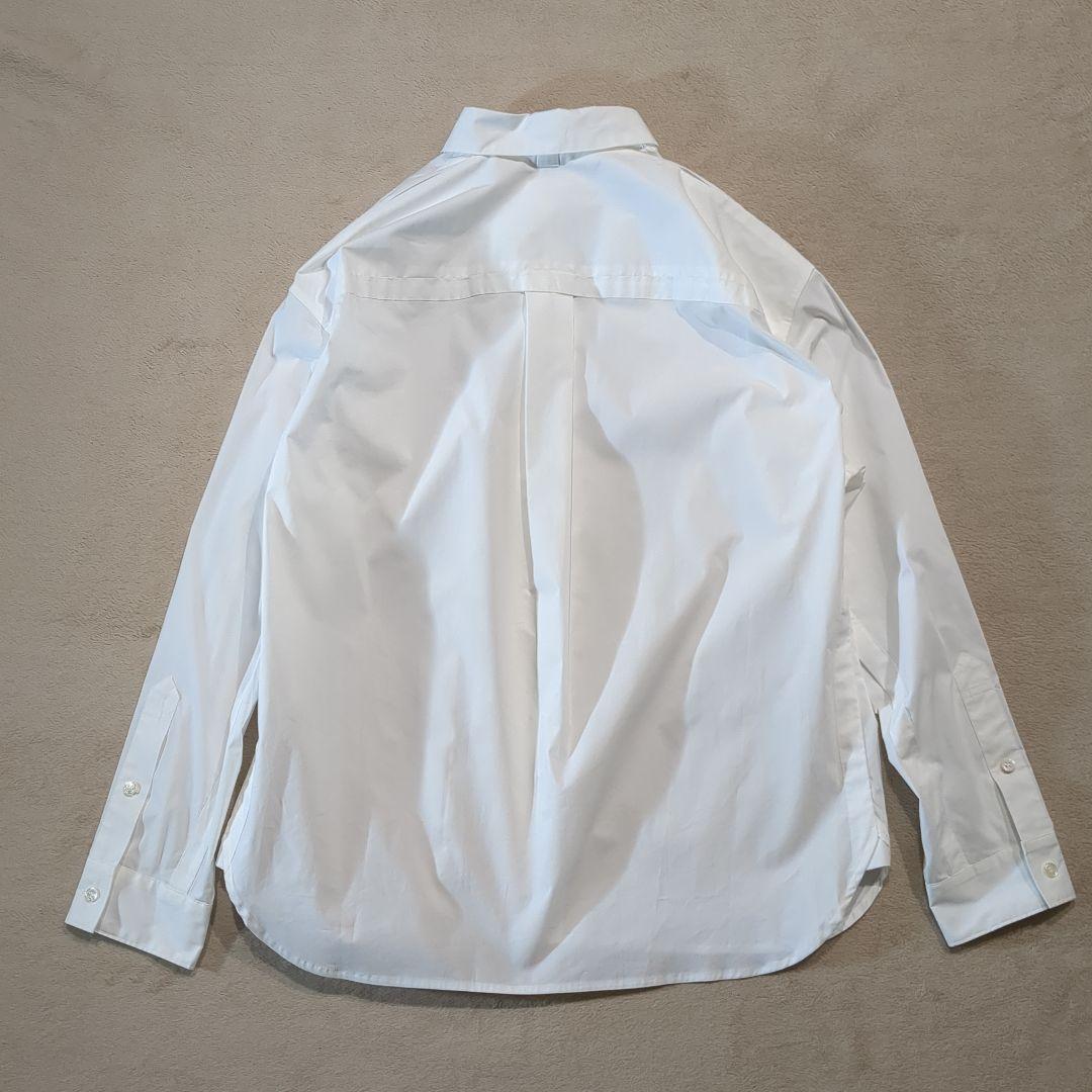 HERALBONY スカーフループ付き ベーシックシャツ 白 定価33,000円