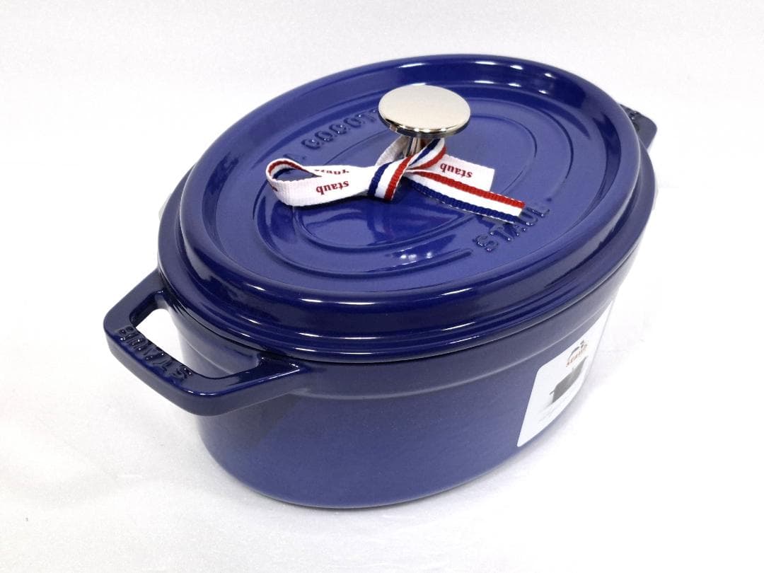 新品★ストウブ STAUB★ピコ・ココット オーバル★23cm★ロイヤルブルー