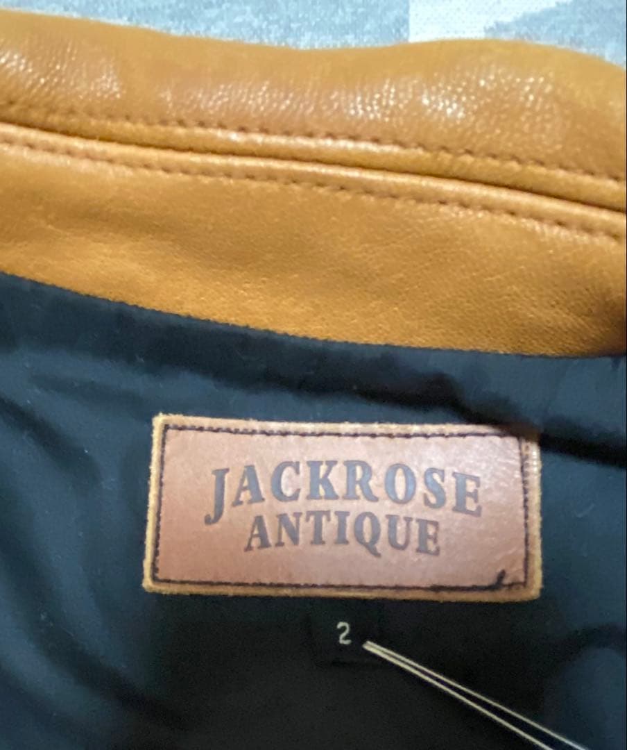 JACK ROSE◆シングルライダースジャケット サイズ2 （M）/山羊革