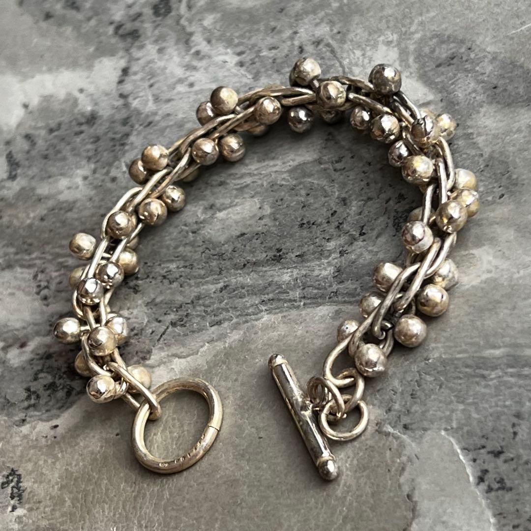 VINTAGE ヴィンテージ MEXICO シルバーパール DNA ブレスレット