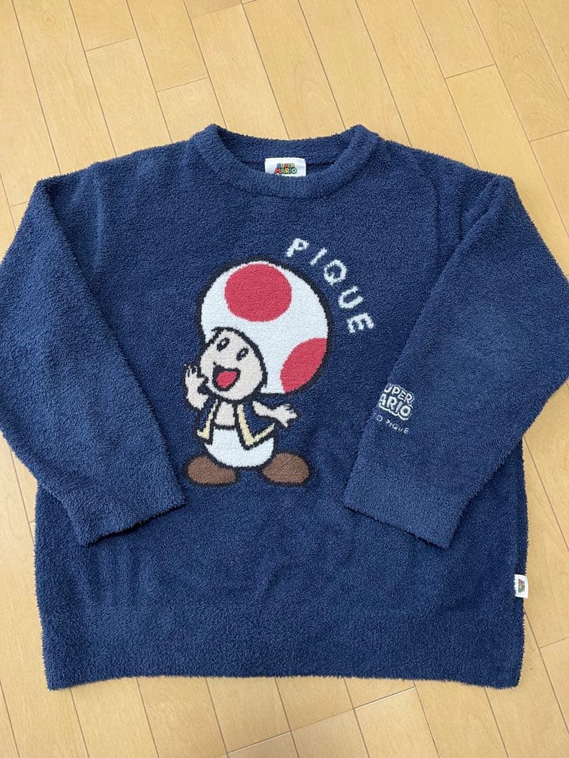 ジェラートピケ　スーパーマリオ　キノピオ　パジャマ　ルームウェア　上下セット