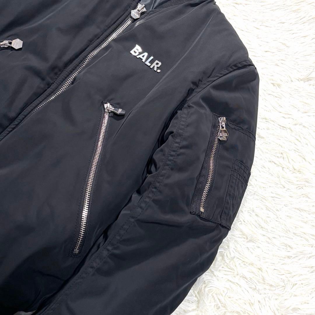 【美品】BALR. MA-1 ボンバージャケット ブラック XS