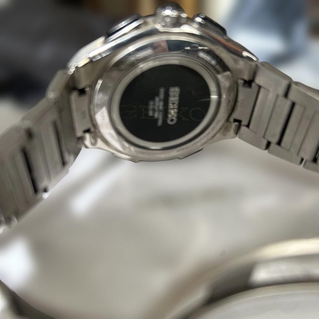 SEIKO 8B92 ソーラー電波　ワールドタイムクロノグラフ　C-20