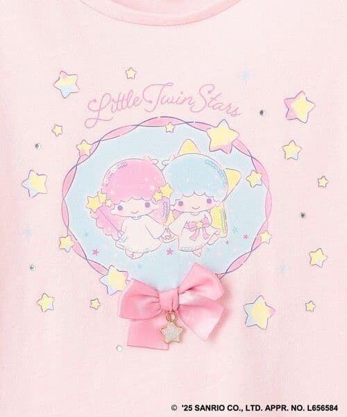 新品　エニィファム　リトルツインスターズ キキ　ララ 袖レースTシャツ　半袖