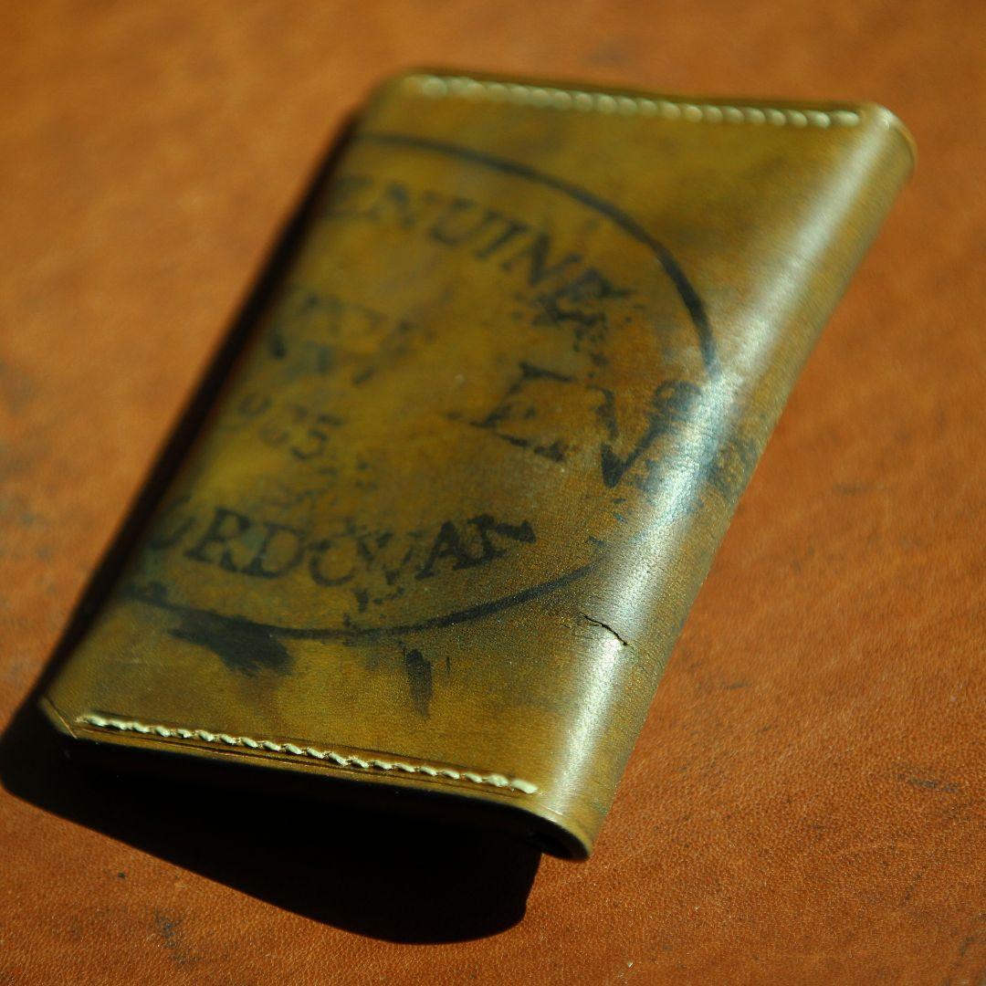 シェルコードバンバックスキン　ミニ財布