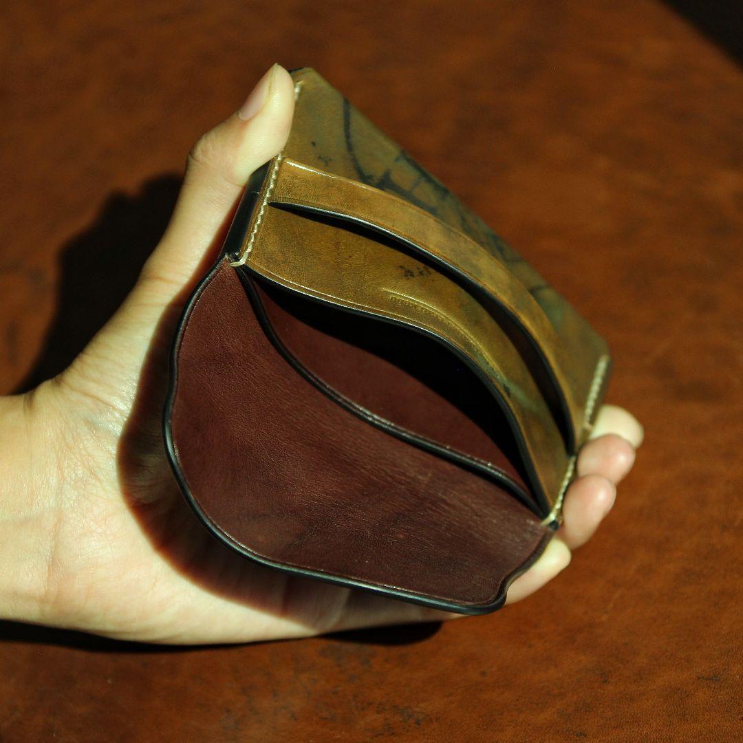 シェルコードバンバックスキン　ミニ財布