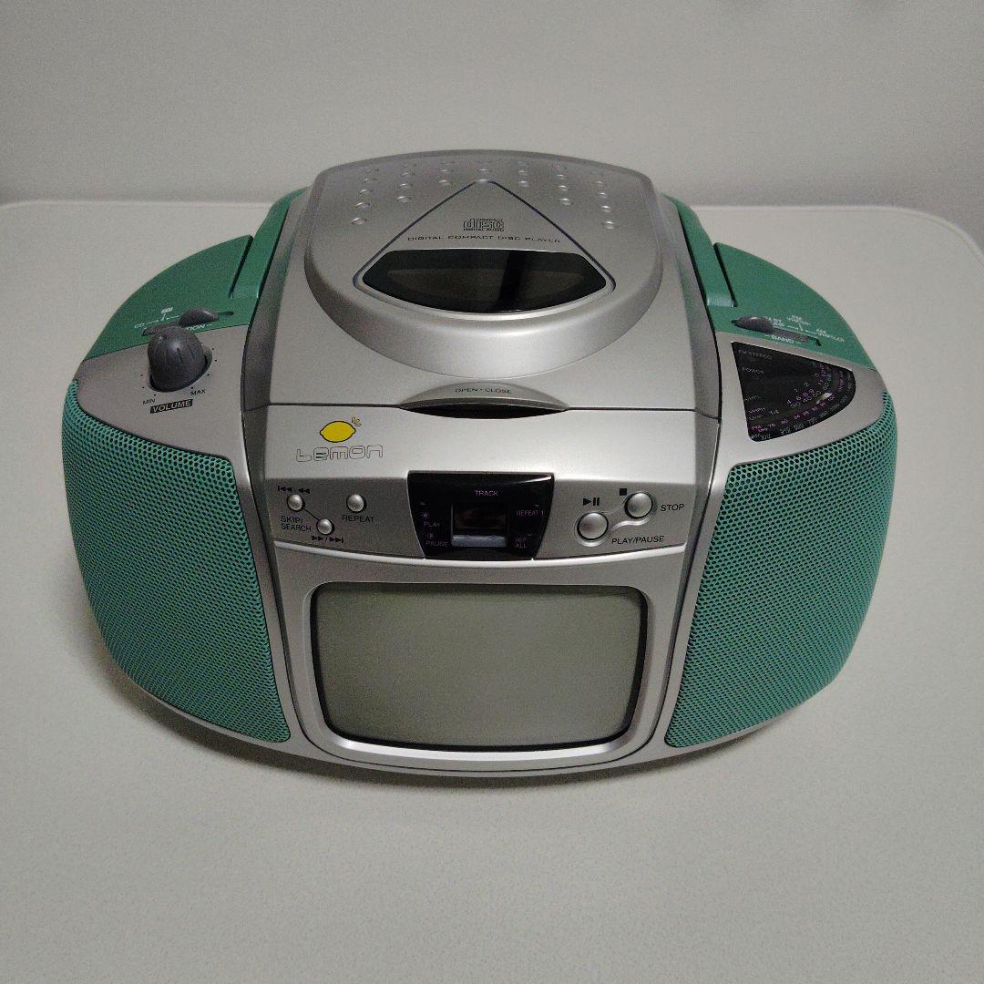 Lemon TV CDラジオ プレイヤー　レトロ　ブラウン管　貴重　レア