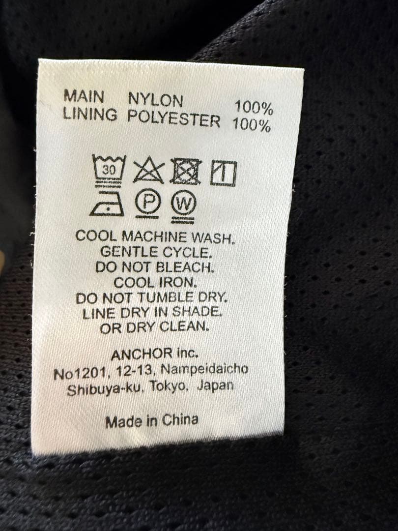 BlackEyePatch ブラックアイパッチ ナイロンジャケット 取扱注意