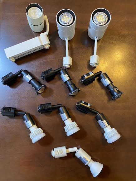 スポットライト 10個セット ホワイト ブラック