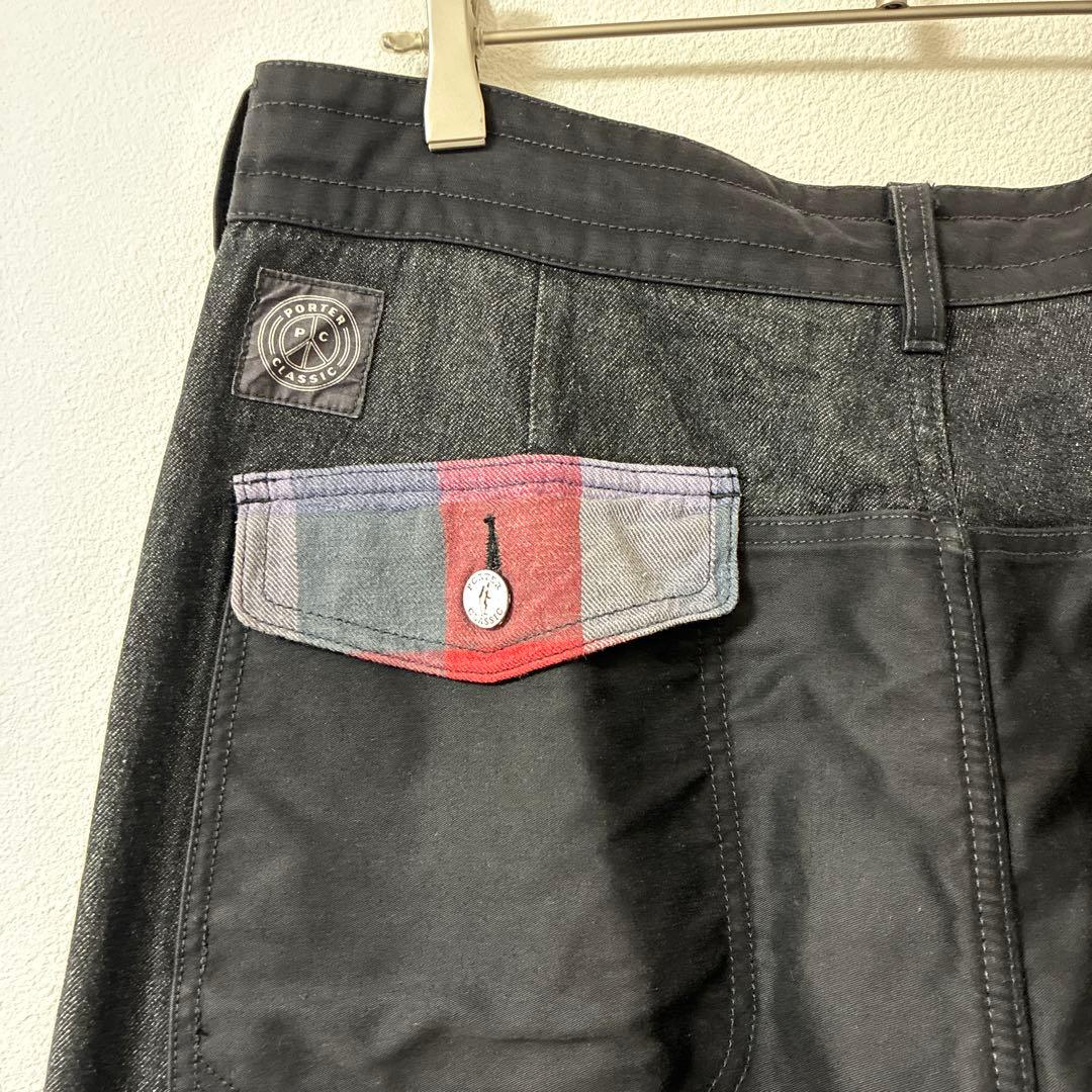 パンツ porter classic wide denim pants