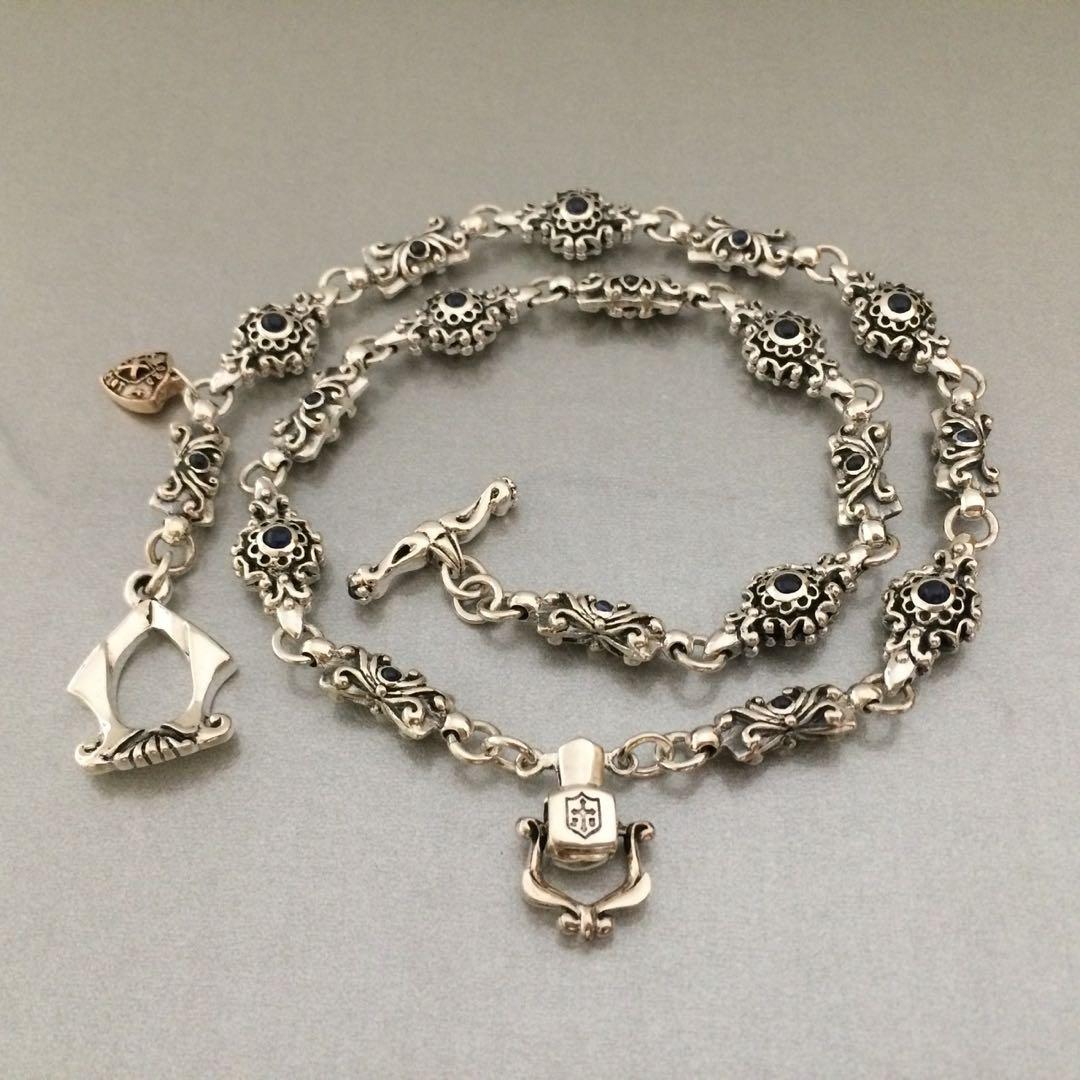 ロードキャメロットネックレス　LC-1101SP（サファイア）