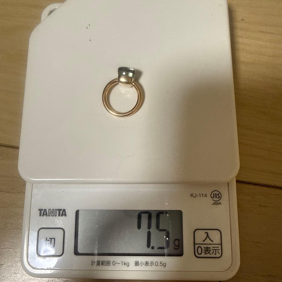 Pomellato ポメラート ヌードクラシックリング プラシオライト 12号