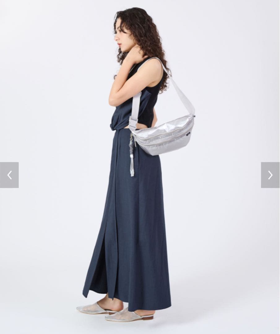 Ri⭐︎【LeSportsac×Ameri】ショルダーバッグ シルバー