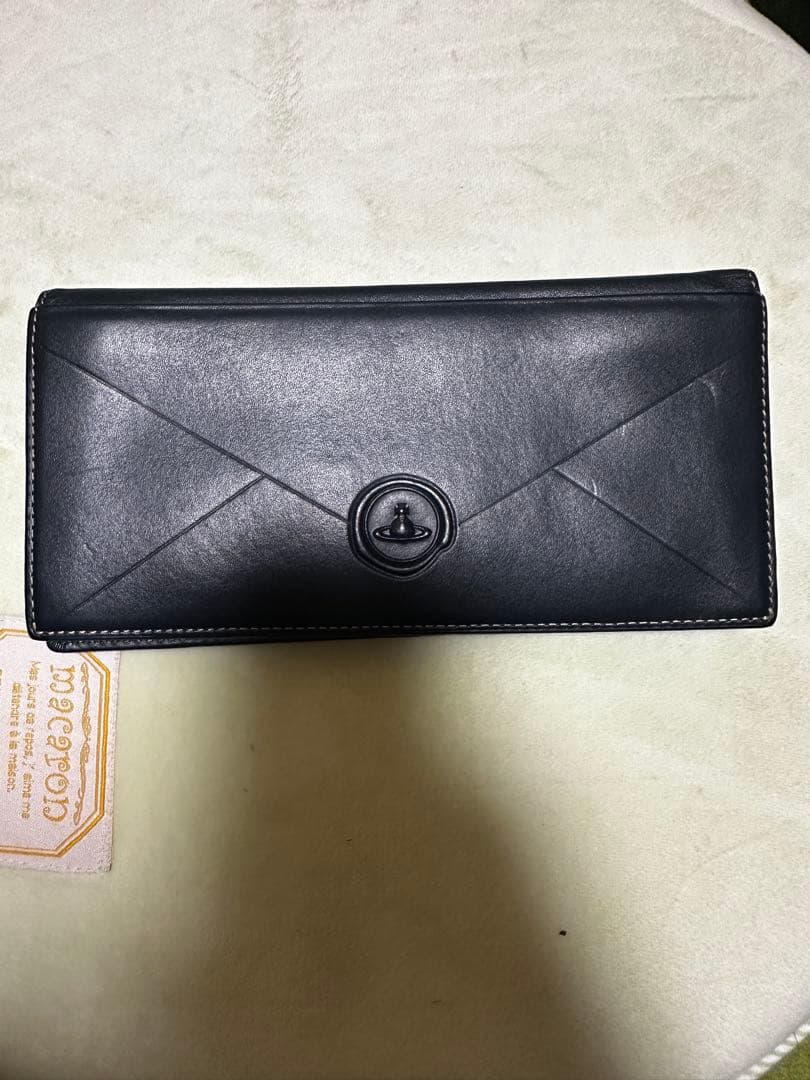 最終値下げ Vivienne Westwood 長財布 ネイビー