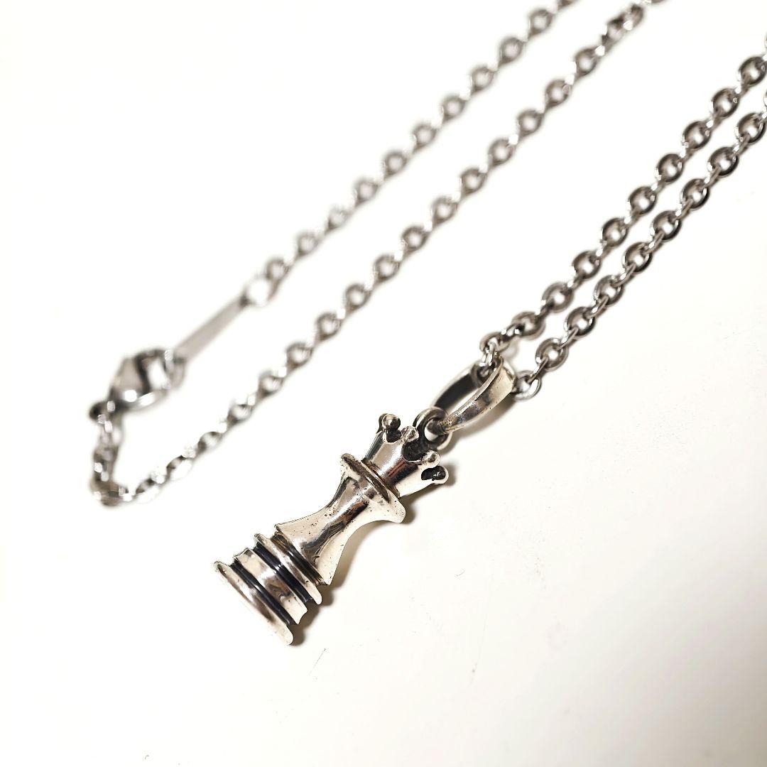 プエルタデルソル チェス クイーン ネックレス ペンダント シルバー 950