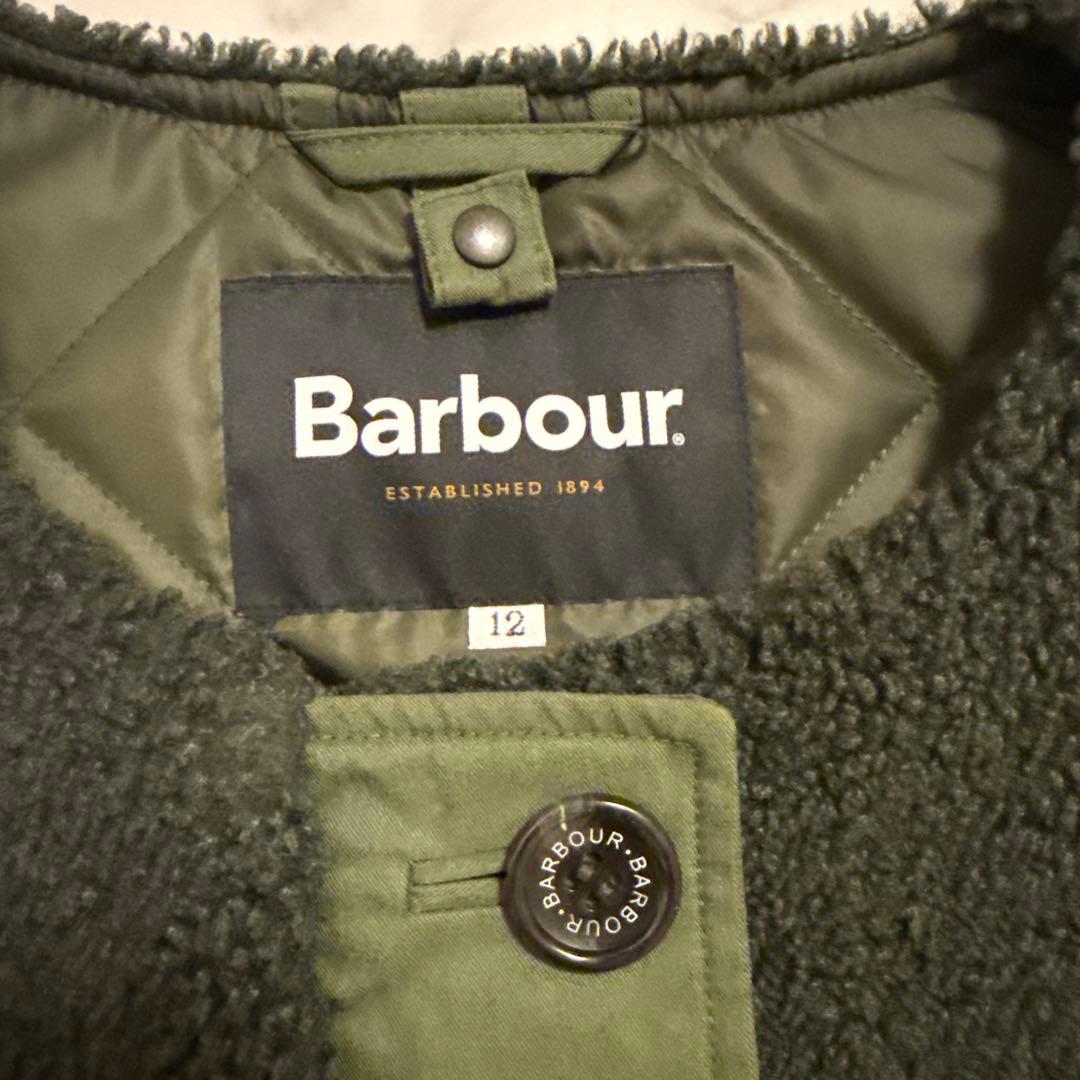 Barbour ベスト サイズ12 緑
