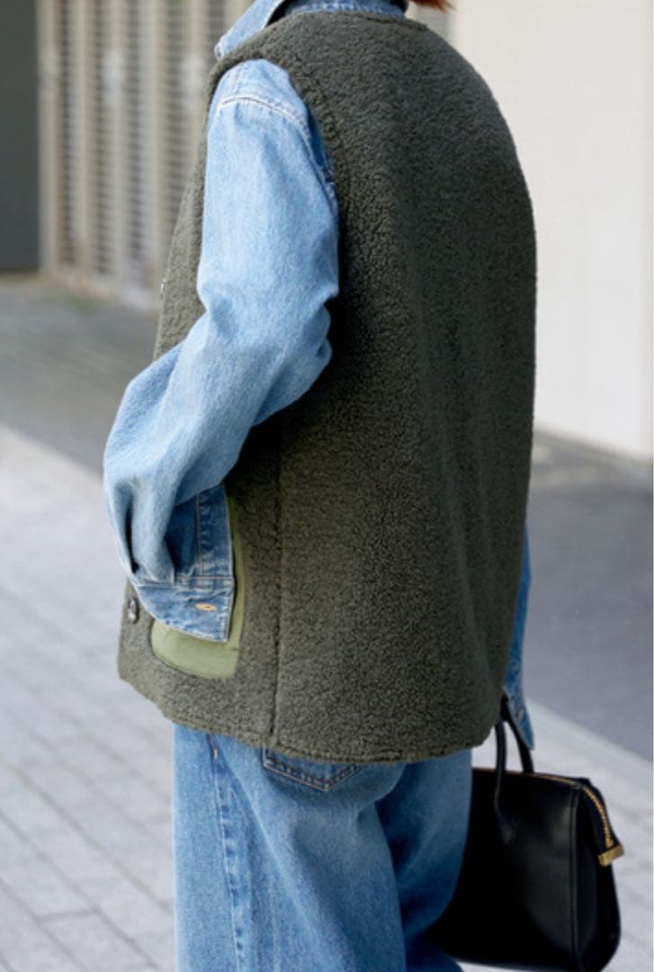 Barbour ベスト サイズ12 緑