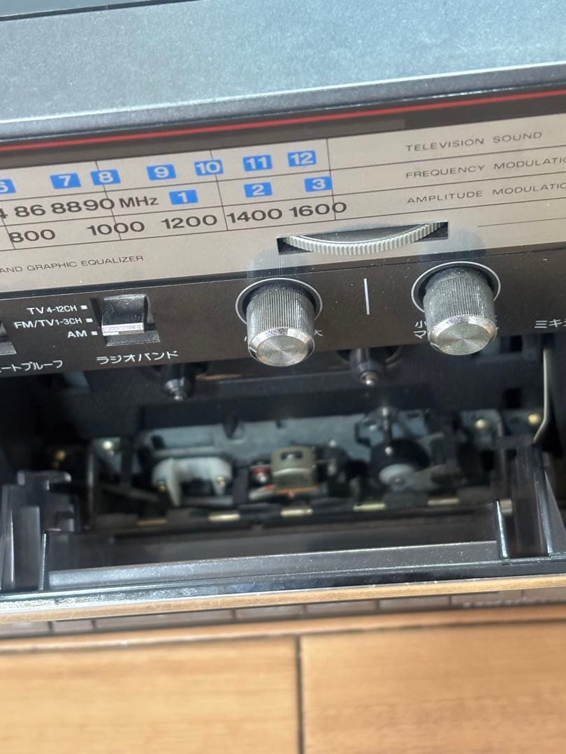 National RX-CW50ダブルカセットコンポ　ジャンク品