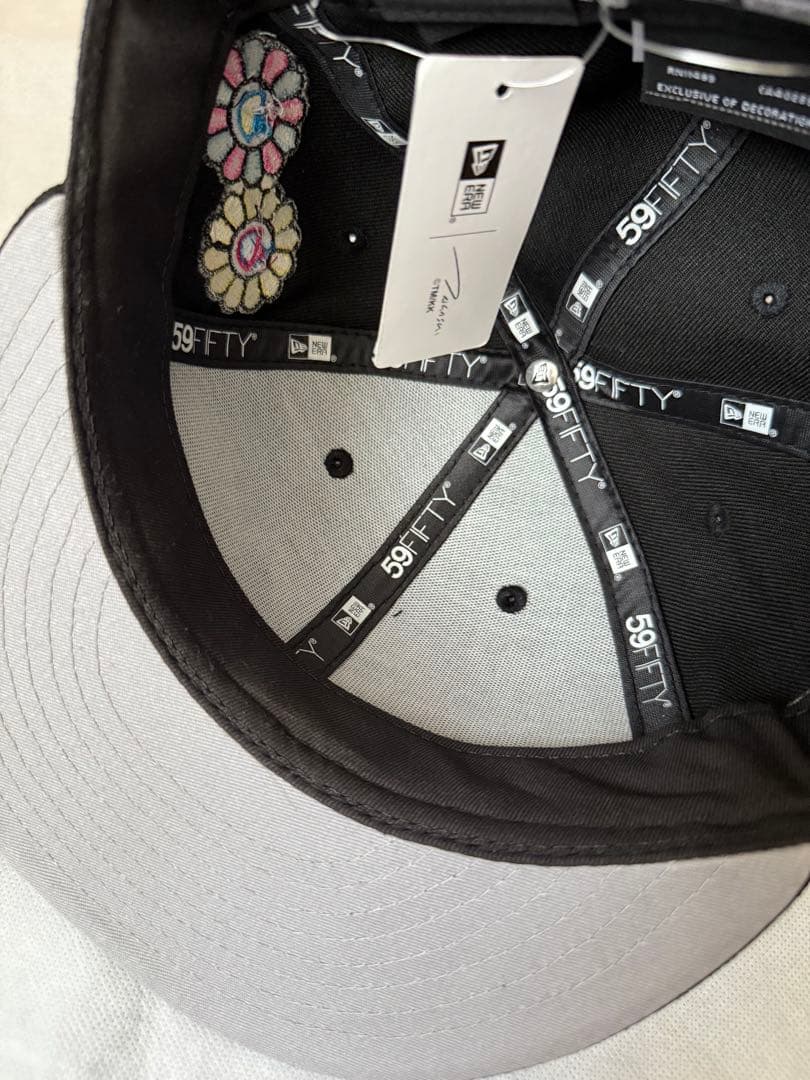 限定品 NEW ERA村上隆59FIFTY FLOWER ALLOVER 黒