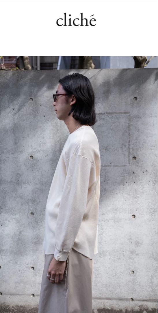 ヒメノcantate サーマル　size44、カンタータ半袖シャツ