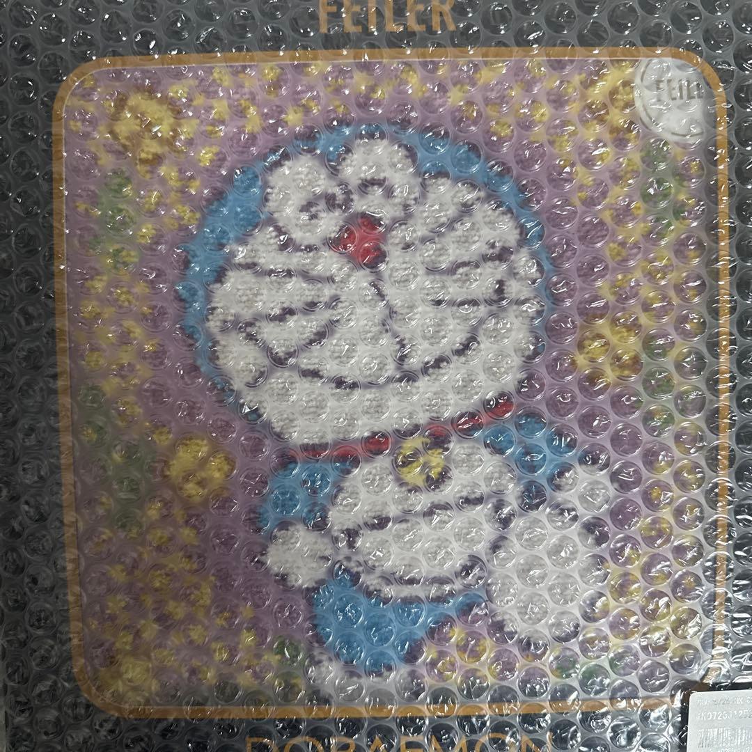 新品　フェイラー　ドラえもん　ハンカチ　ラブリーキャッツ　ミモザ　２枚セット