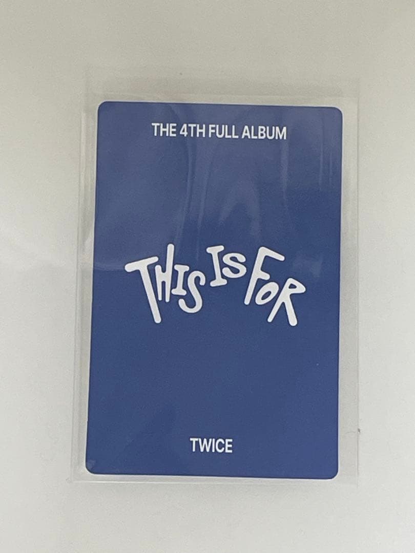 TWICE THIS IS FOR サノク 事前収録限定 トレカ　ミナ