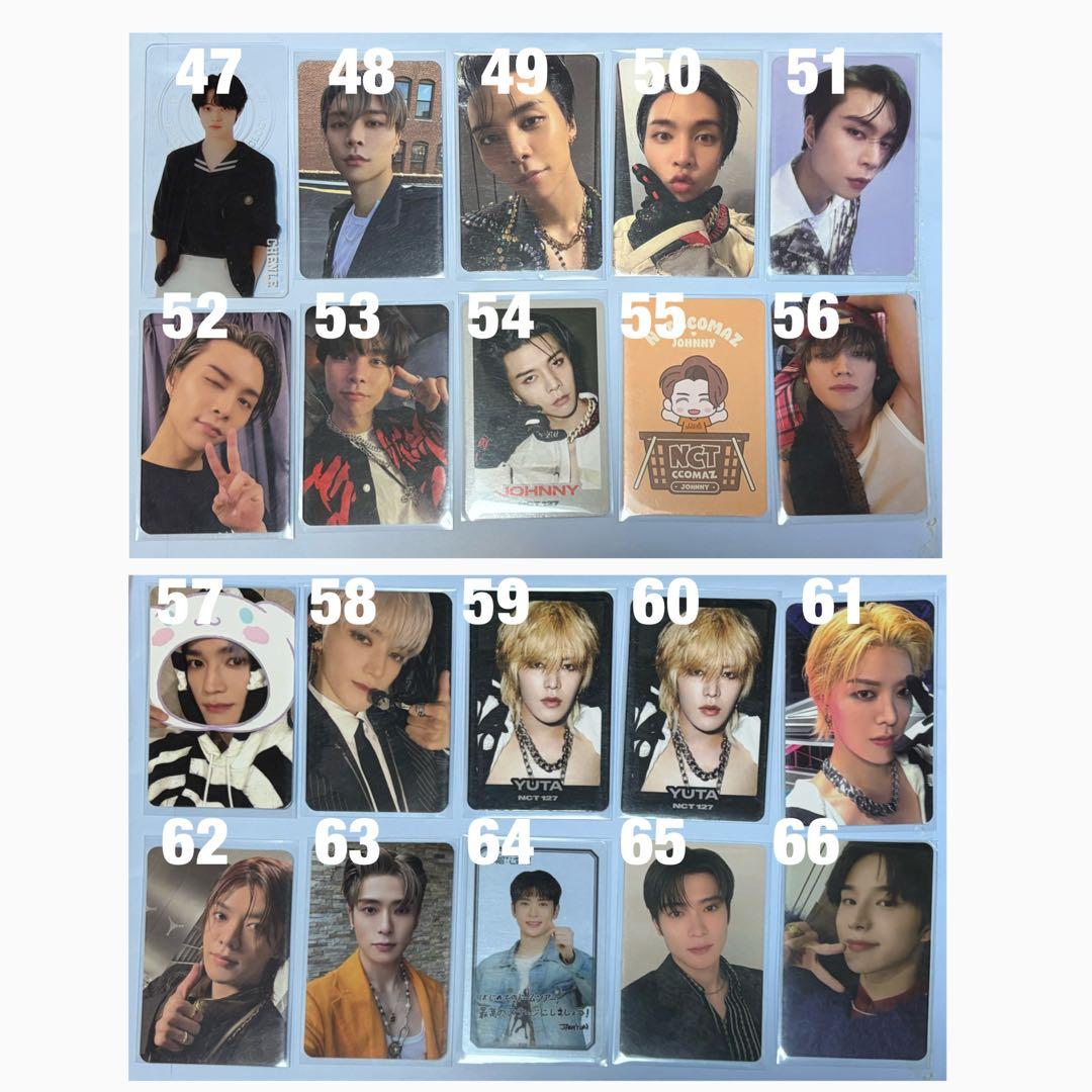 NCTトレカセット *WISH以外のほぼ全メンバー有 *別売り可能、値段交渉可能