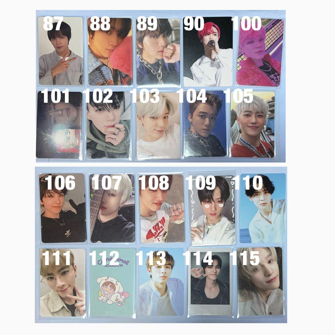 NCTトレカセット *WISH以外のほぼ全メンバー有 *別売り可能、値段交渉可能