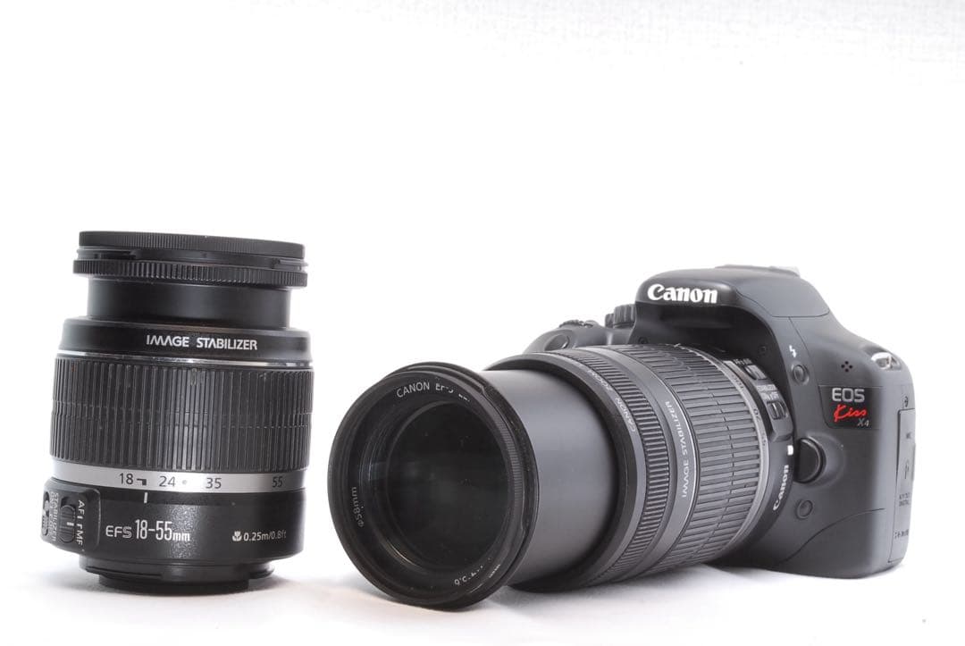 Canon EOS Kiss X4/一眼レフカメラ/Wレンズ/入門機/バッグ付
