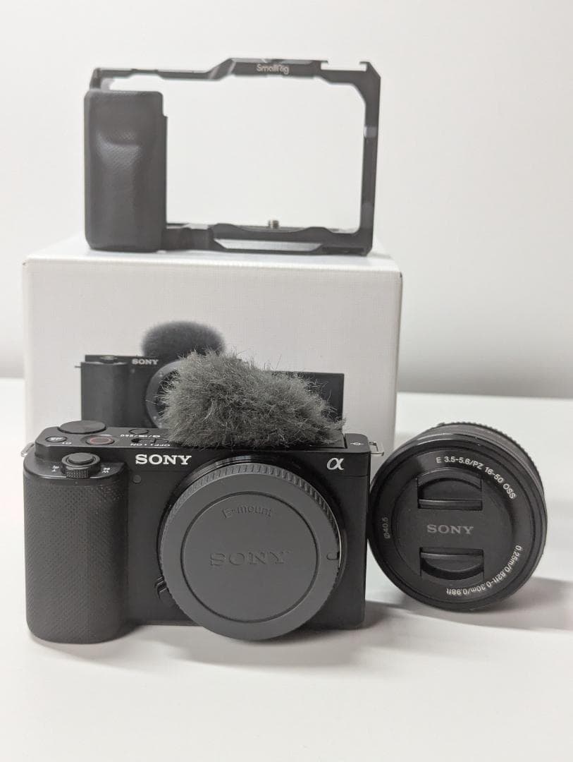 SONY ZV-E10 E PZ 16-50mm ケージ付き