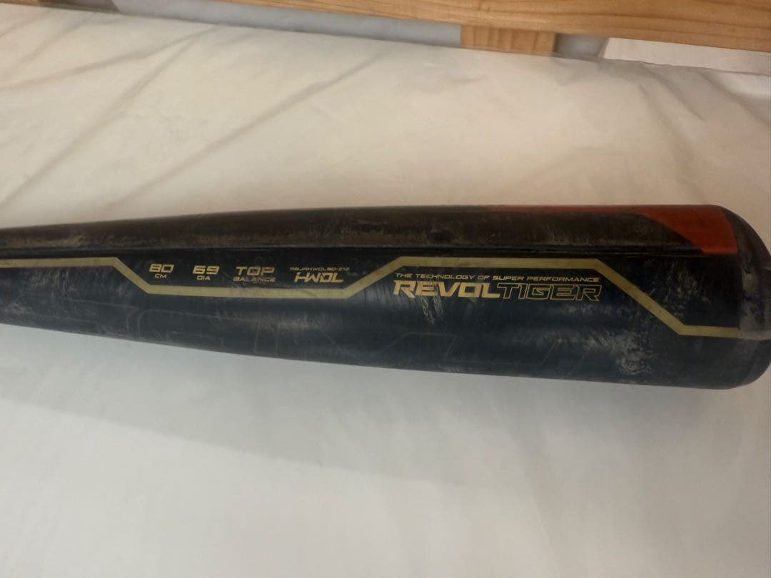 美津和タイガー レボルタイガー イオタHWDL 少年軟式用FRP製バット80cm