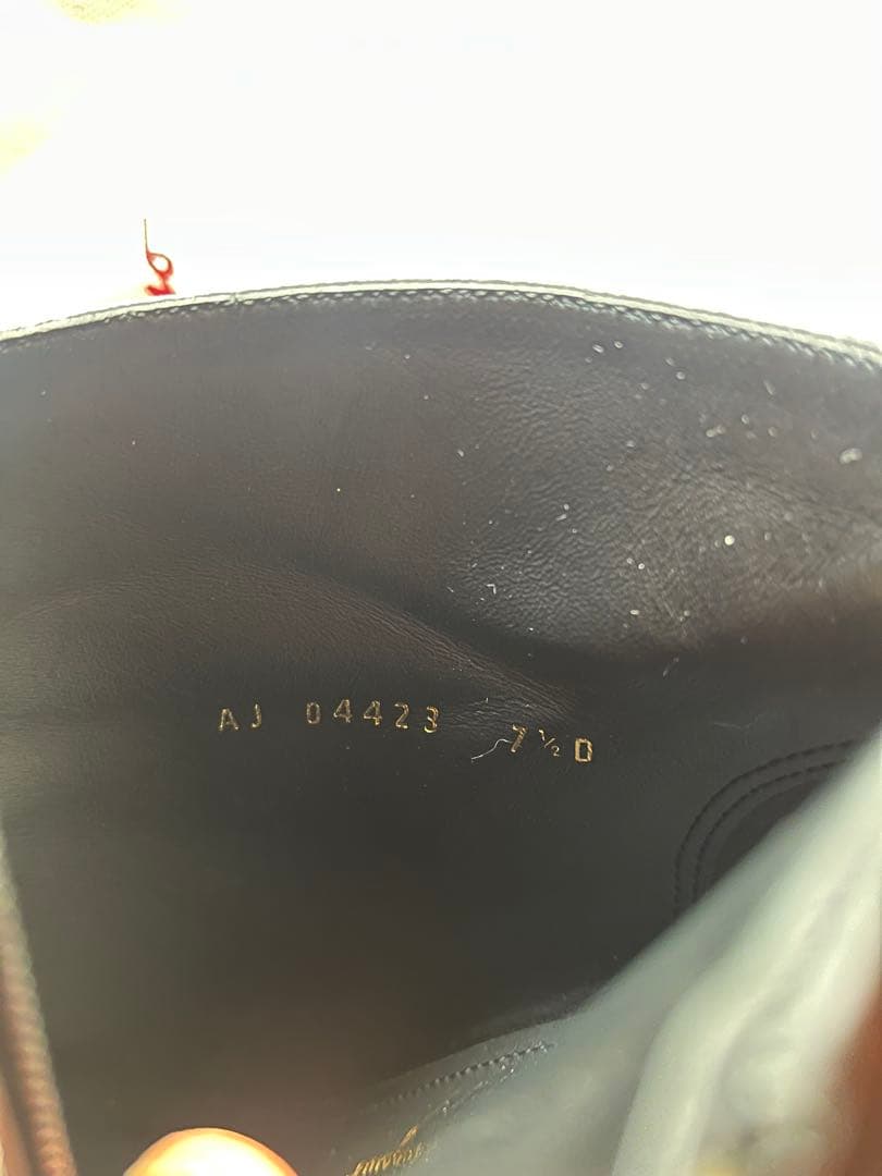 【最終値下】 Salvatore Ferragamo ブラックアンクルブーツ