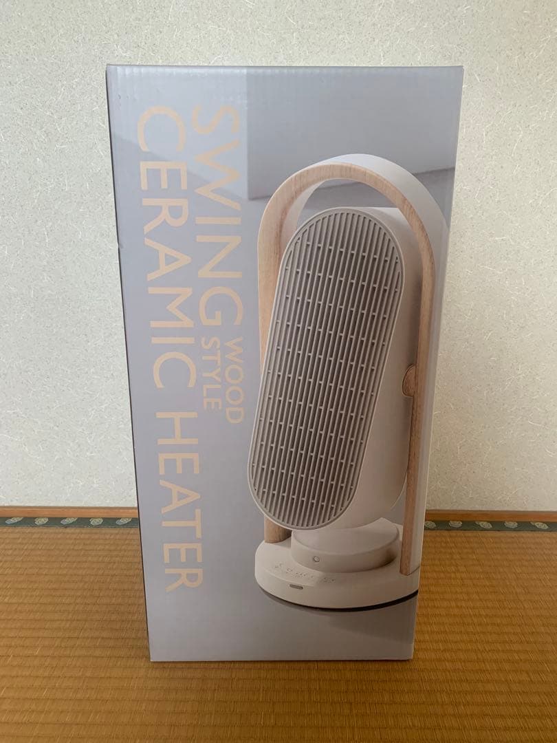 【新品】スリーアップWOOD STYLEセラミックヒーターリモコン付き