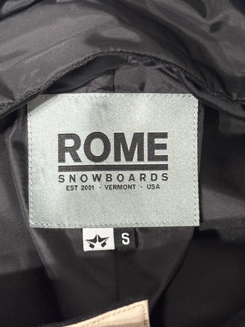 ROME ローム メンズ バギーパンツ スノボ サイズS クリーム 新品