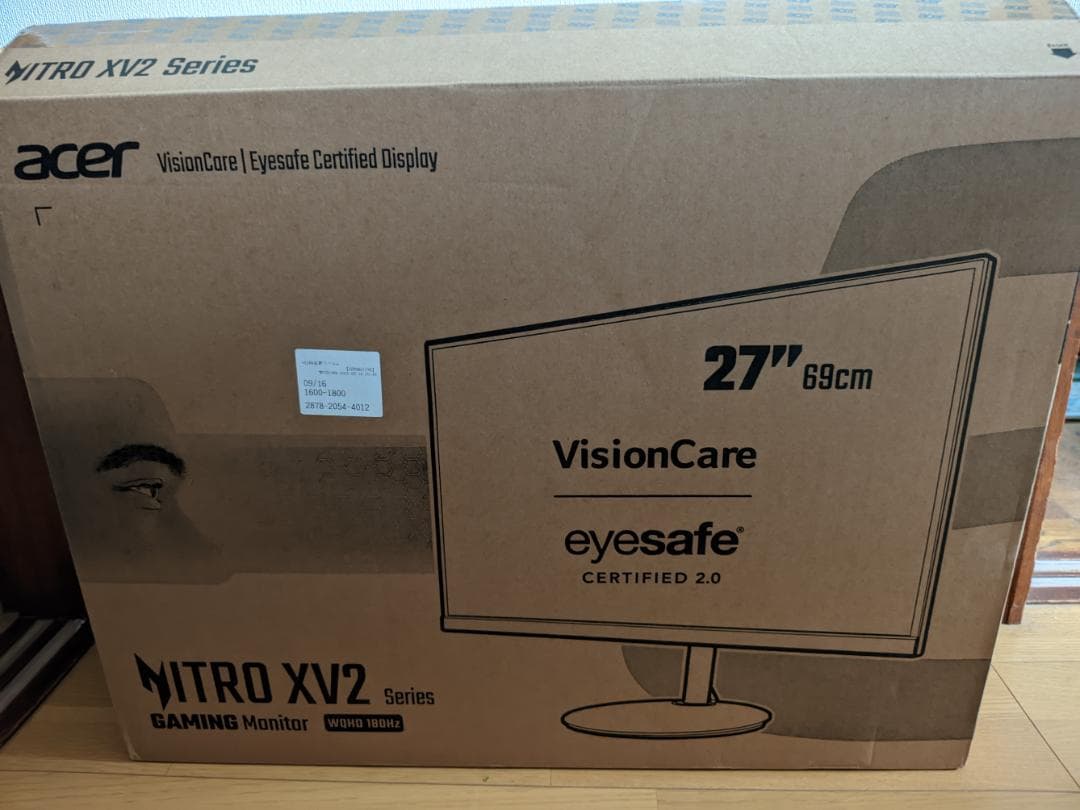 Acer Nitro XV2 XV272UV3bmiiprx 27インチWQHD