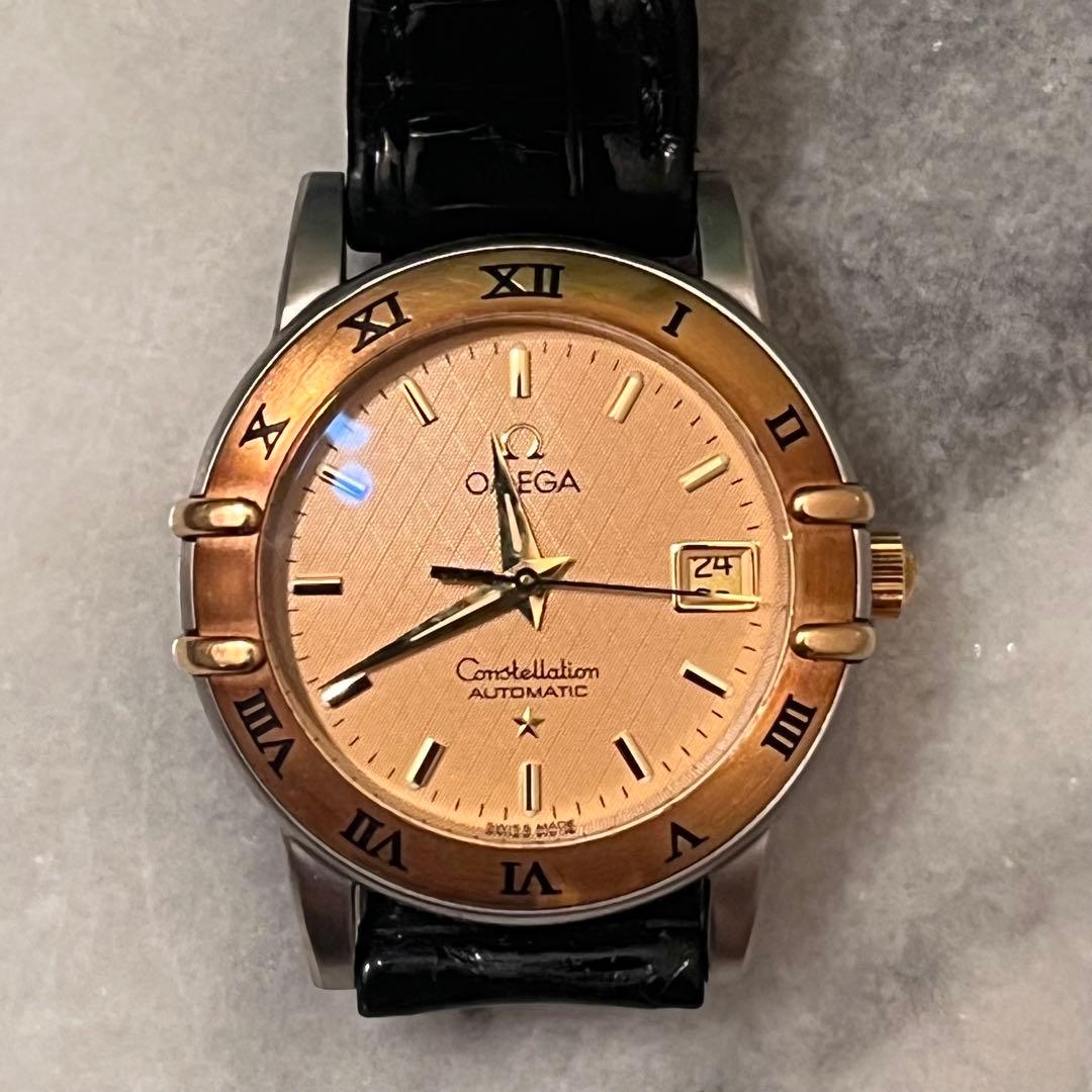 OMEGA Constellation 自動巻き 時計。