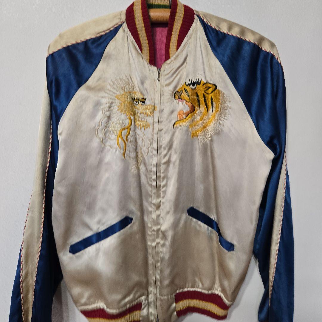 リバーシブル刺繍スカジャン レディース