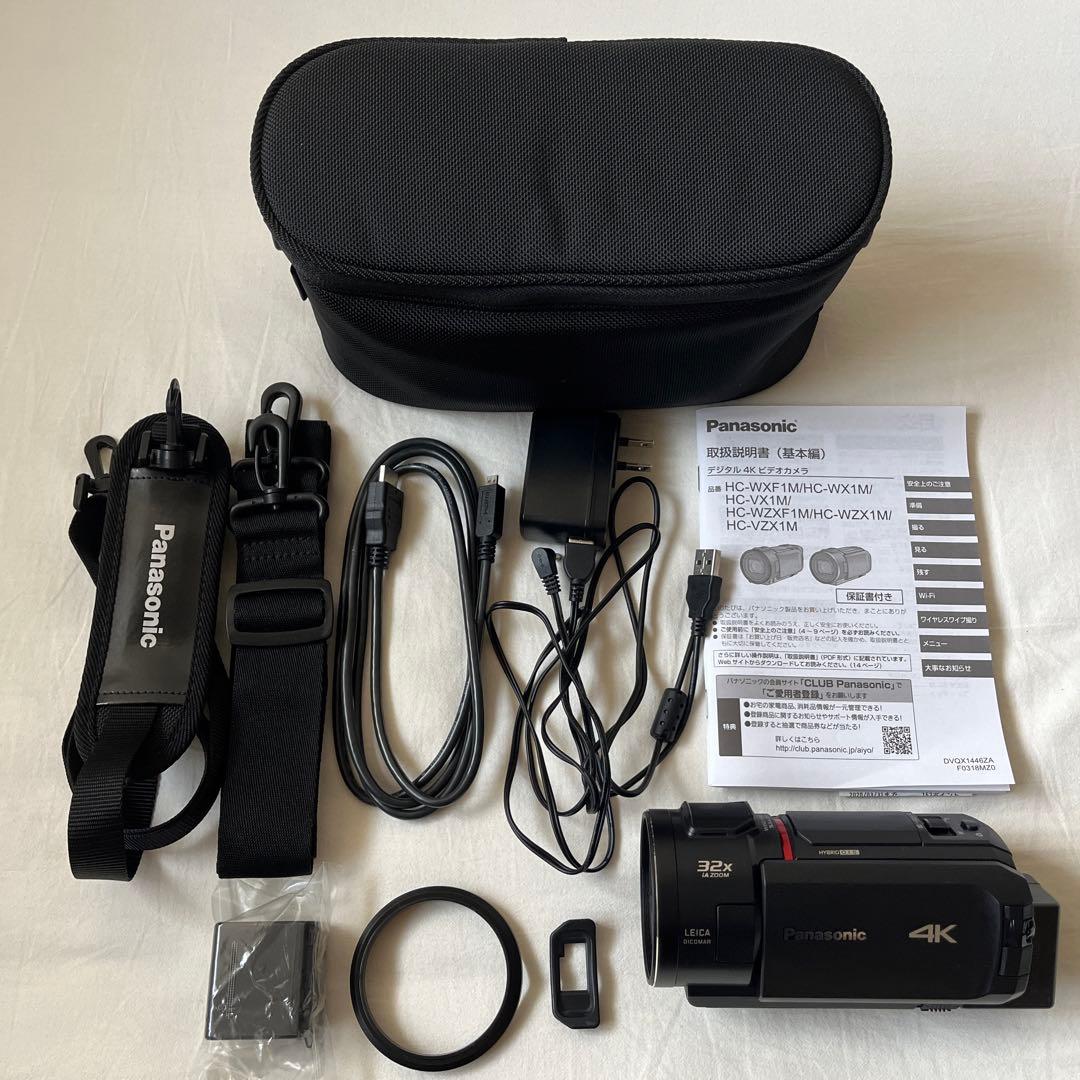 極美品　Panasonic HC-WX1M-K おまけ付き