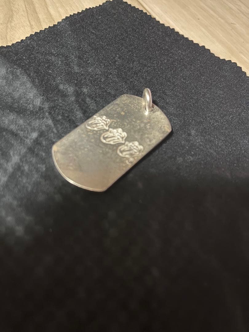クロムハーツ'ローリングストーンズシルバー ドッグタグ ネックレス