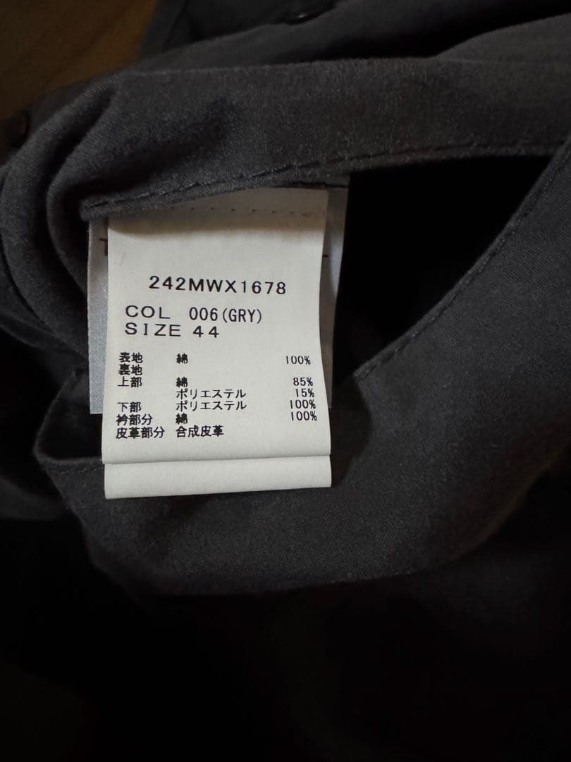 美品 BARBOUR トランスポート ワックスジャケット グレー44