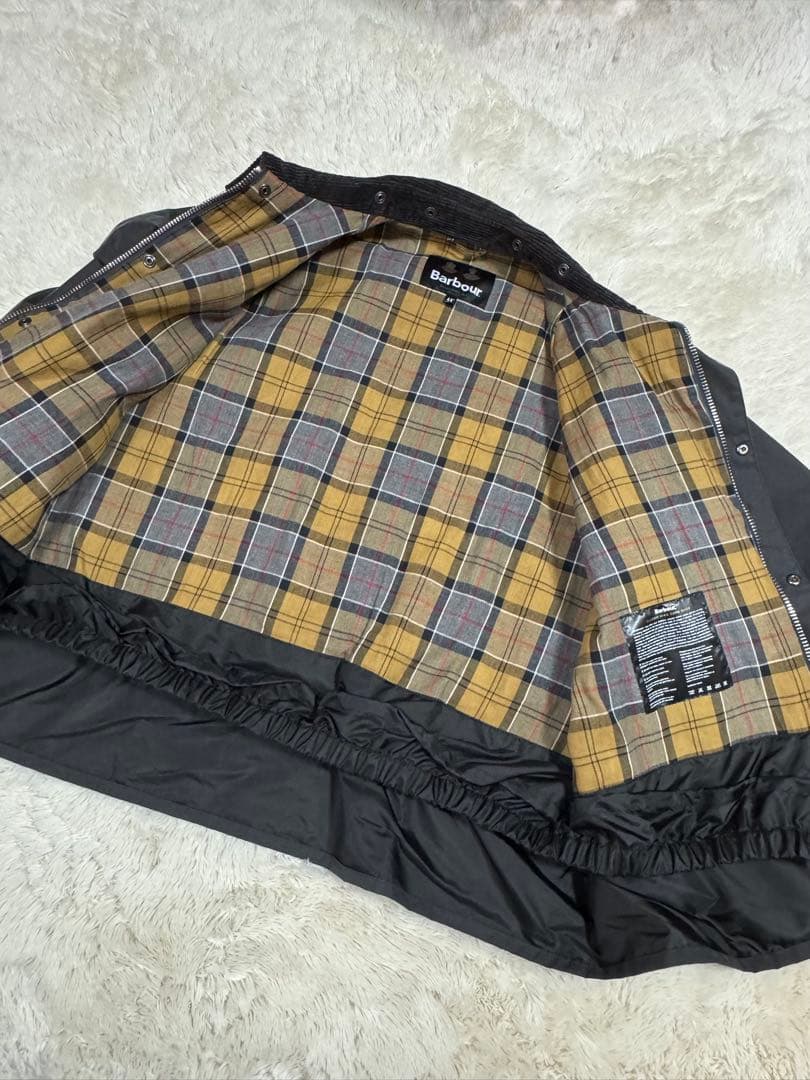 美品 BARBOUR トランスポート ワックスジャケット グレー44
