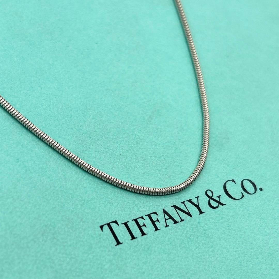 美品　ティファニー　スネーク　チェーン　ネックレス　シルバー　925