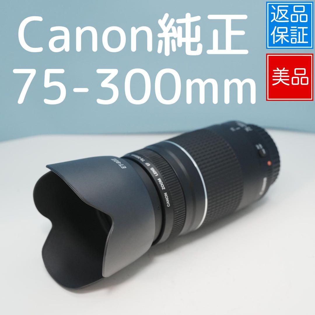 Canon純正 75-300mm 望遠レンズ 美品 a4716