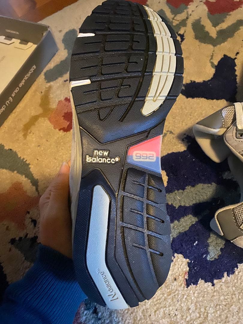 New Balance 992 グレー スニーカー