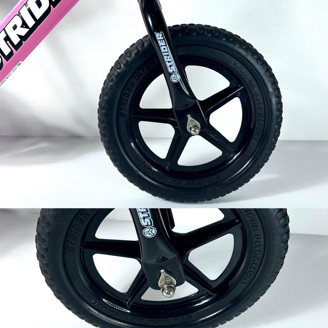 極美品☆STRIDER SPORT バランスバイク ペダル無し ピンク 桃色