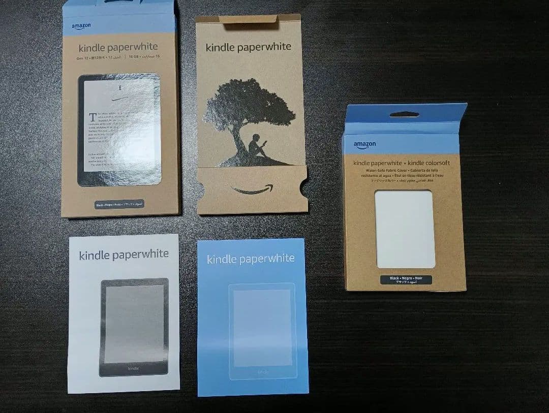 Kindle Paperwhite (第12世代) 16GB ＋　純正カバー