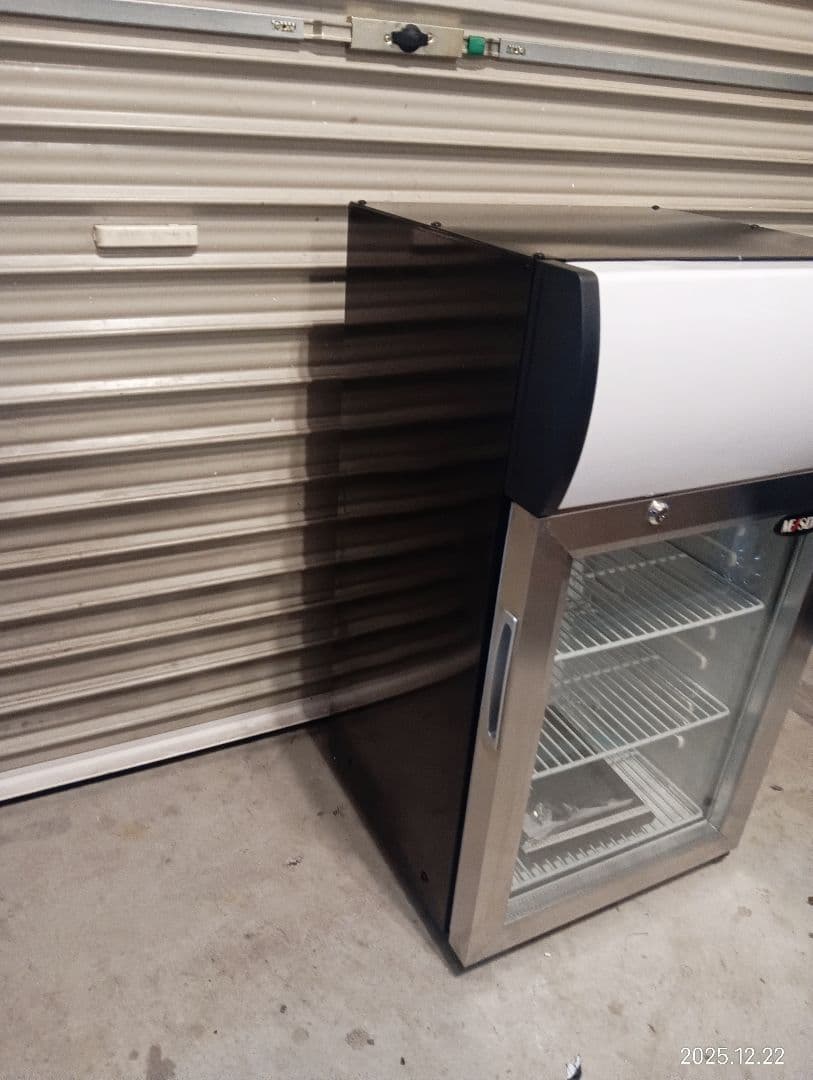 冷蔵庫 ステンレススチール ガラス扉　冷蔵ショーケース