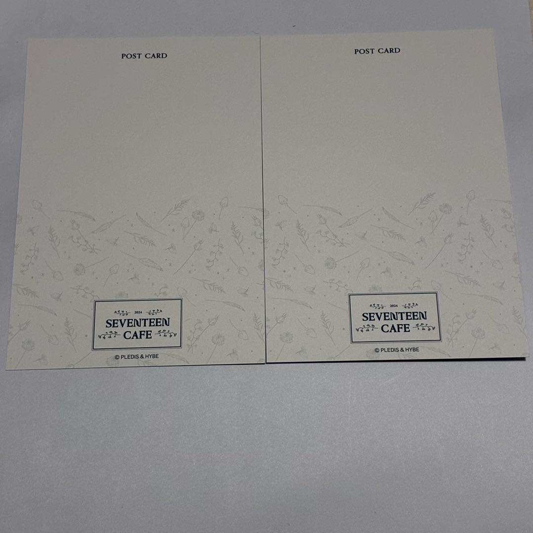 SEVENTEEN セブチカフェ　ジュン　morning green ポスカ